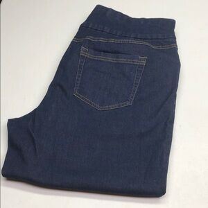 WOMAN WITHIN HIGH WAIST JEAN STYLE CROP LEGGINGS W 18W L 21 ⭐️